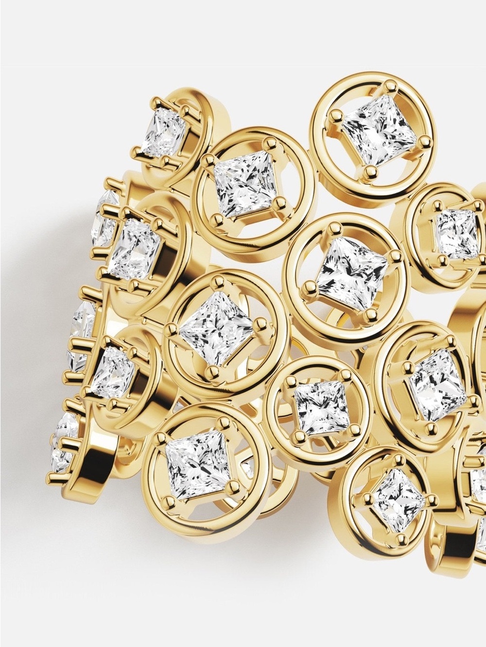APM Monaco Les Bulles d'Eau Triple Ring
